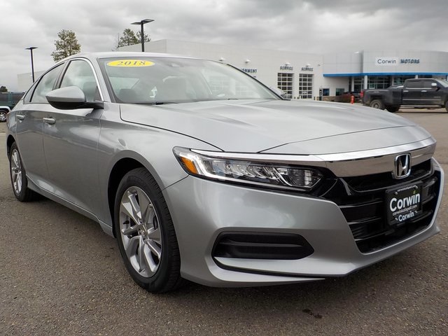 New 2018 Honda Accord Lx Fwd 4d Sedan